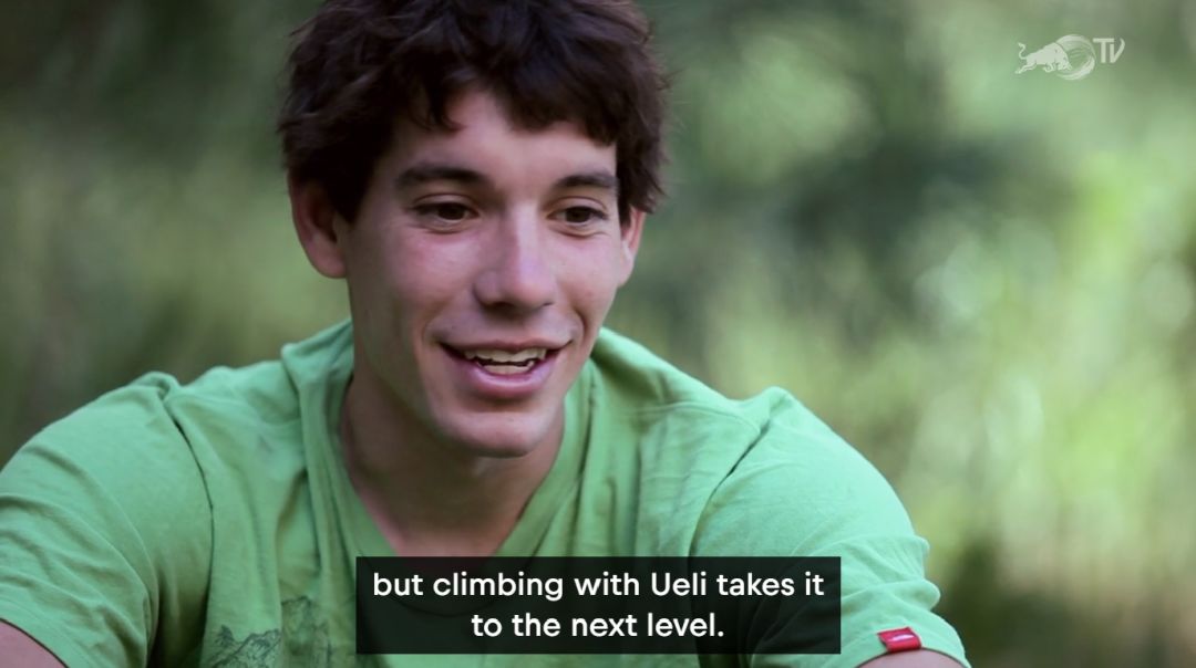 Alex和Ueli曾经一起在加州优胜美地公园攀登。